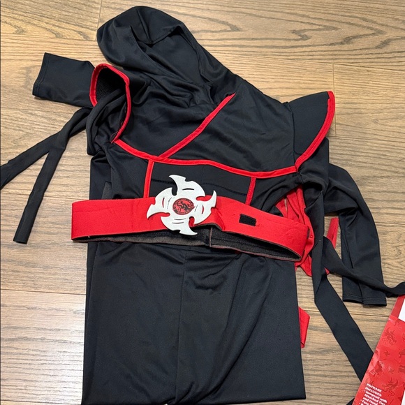 Kids black Ninja costume size small - Picture 2 of 3